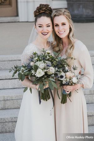 Hoopes Events | Lexie and Neil | Utah State Capitol | Salt Lake City Utah | Bride and Bridesmaid With Bouquets Lexie_Neil_Utah_State_Capitol_Salt_Lake_City_Utah_Bride_Bridesmaid_Bouquets.jpg