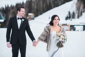 Hoopes Events | Julia and Mark | Silver Lake Lodge | Deer Valley | Park City Utah | Happy Couple Walking in the Snow Outside the Ski Lodge Julia_Mark_Silver_Lake_Lodge_Deer_Valley_Resort_Park_City_Utah_Happy_Couple_Walking_In_Snow.jpg