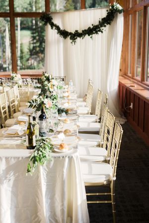 Elegant Dinner Table Reception Details