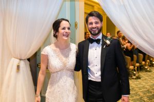 Bride and Groom After Ceremony Ceremony