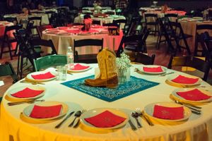 Hoopes Events | The Local Pages | 2017 | Infinity Event Center | Salt Lake City Utah | Bandana and Cowboy Boot Centerpiece The_Local_Pages_2017_Infinity_Event_Center_Salt_Lake_City_Utah_Bandana_Cowboy_Boot_Centerpiece.jpg