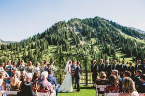 Mountain Backdrop to Ceremony Ceremony