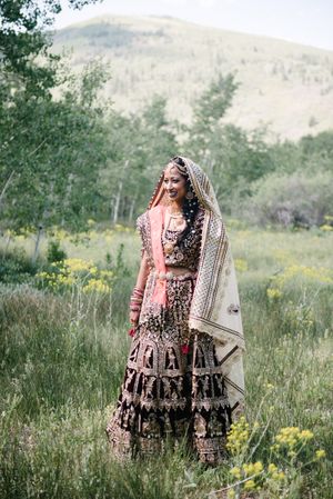 Hoopes Events | Reema and Spencer | Temple Har Shalom | Park City Utah | Bride Approaches Groom Dressed in Traditional Indian Outfit Reema_Spencer_Temple_Har_Shalom_Park_City_Utah_Bride_Approaches.jpg