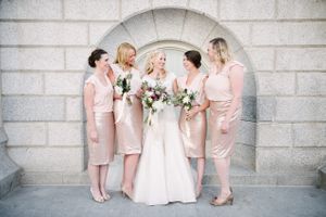 Hoopes Events | Brianne and Braden | Monument Park Stake Center | Salt Lake City Utah | Bride and Bridesmaids Outside Salt Lake Temple Brianne_Braden_Monument_Park_Stake_Center_Salt_Lake_City_Utah_Bride_Bridesmaids_Outside_Salt_Lake_Temple.jpg