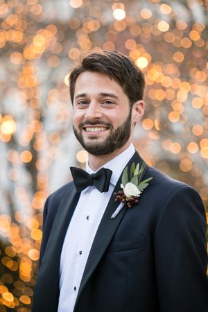 Handsome Groom Pre-Ceremony