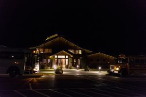 The Garden Place at Heritage Park at Nighttime Details