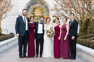Bride, Groom, Bridesmaids and Groomsmen Pre-Ceremony