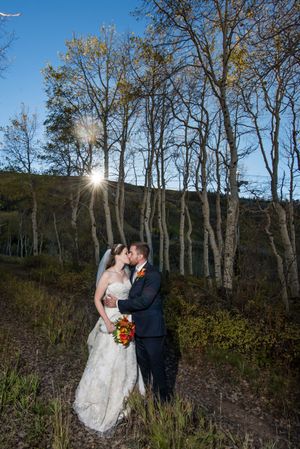 Hoopes Events | April and Matt | Legacy Lodge | Park City Mountain Resort | Park City Utah | Bride and Groom Kissing at Sunset April_Matt_Park_City_Legacy_Lodge_Park_City_Utah_Kissing_Sunset.jpg