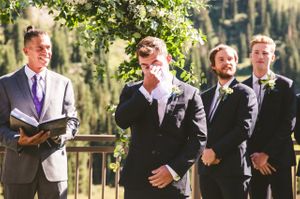 Emotional Groom Ceremony