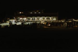 Pine Lodge in Evening Glow Reception