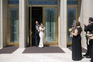 Hoopes Events | Chloe and Austin | Ben Lomond Suites | Ogden Utah | The Great Gatsby Wedding | Bride and Groom Leaving the Temple Chloe_Austin_Ben_Lomond_Suites_Ogden_Utah_Great_Gatsby_Bride_Groom_Leaving_Temple.jpg