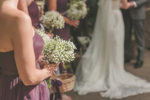 Bridesmaid's Bouquet Ceremony Detail