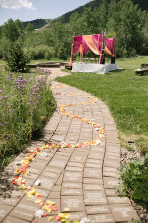 Hoopes Events | Reema and Spencer | Temple Har Shalom | Park City Utah | Trail of Flower-Petals Leading to Mandap Reema_Spencer_Temple_Har_Shalom_Park_City_Utah_Flower_Trail_to_Mandap.jpg