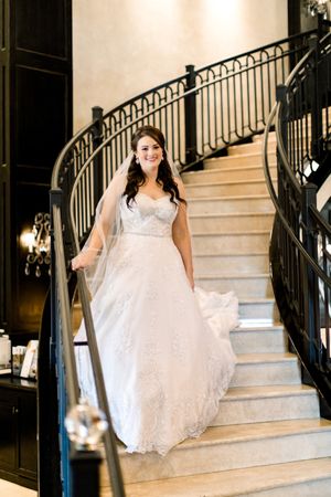 Bride - Grand Staircase Entrance Pre-Ceremony