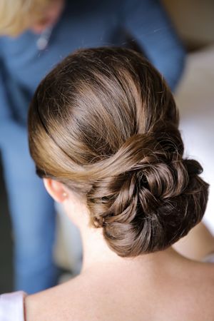 Bride's Haristyle Finishing Touches
