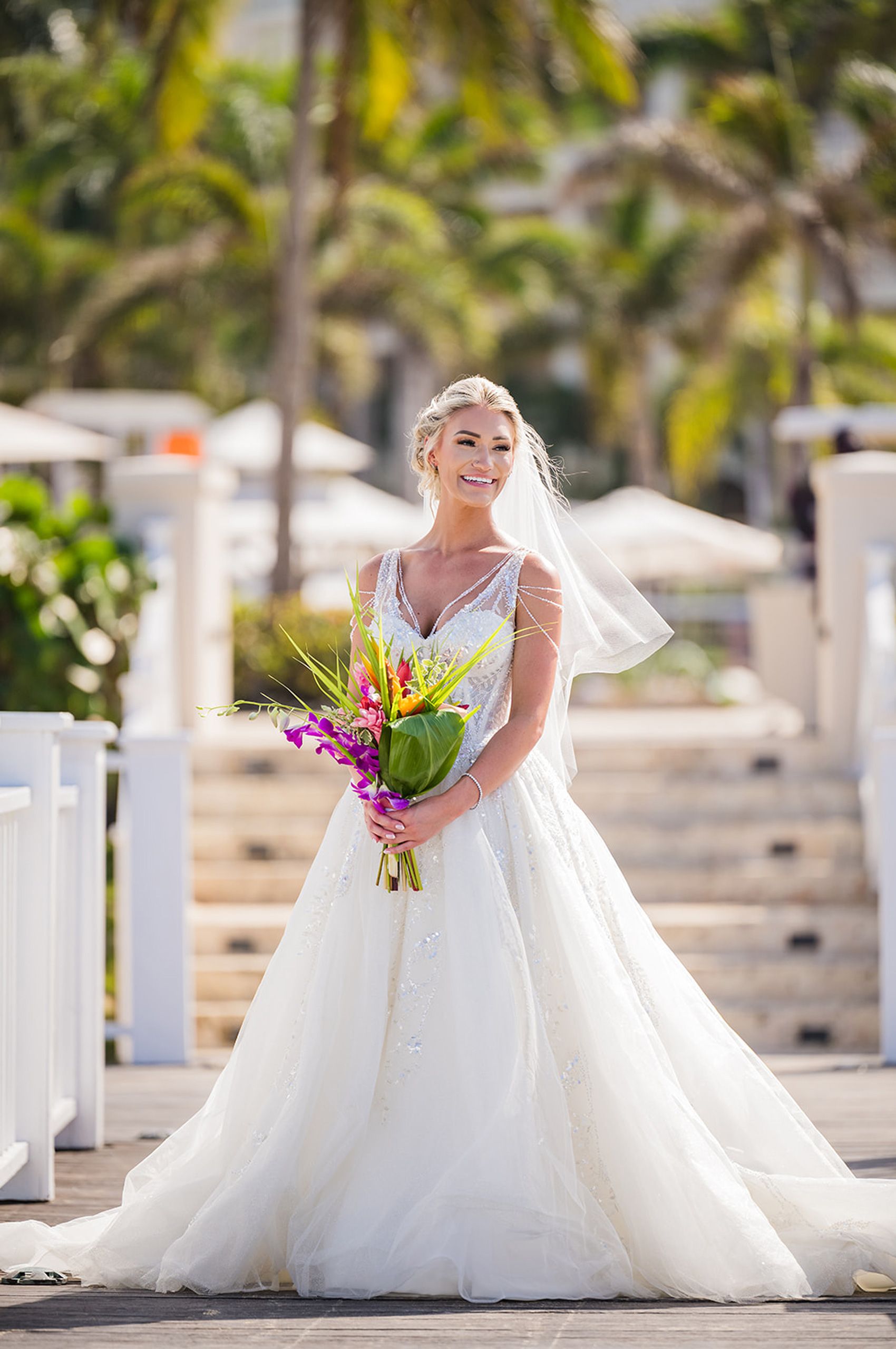 Bride Bride on Pier