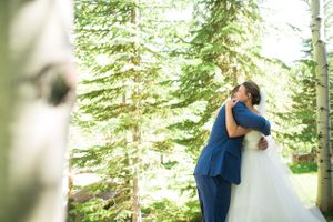 Hoopes Events | Chelsea and Walker | Red Cliff Ranch | Heber City Utah | Bride and Groom First Embrace After First Look Chelsea_Walker_Red_Cliff_Ranch_Heber_City_Utah_First_Look_Embrace.jpg