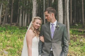Happy Bride and Groom Couple