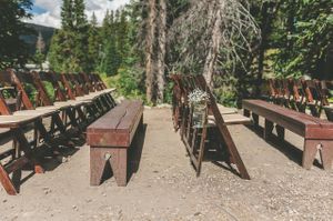 Ceremony Benches and Chairs Details