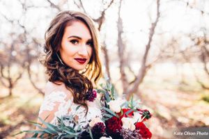 Demure Bride Apple Orchard
