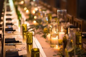 Hoopes Events | Chelsea and Walker | Red Cliff Ranch | Heber City Utah | Reception Dinner Table Accented by Greenery and Lemons Chelsea_Walker_Red_Cliff_Ranch_Heber_City_Utah_Green_Lemon_Accented_Recption_Dinner_Table.jpg