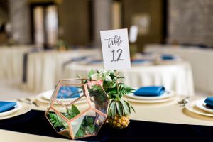 Hoopes Events | Tessa and Taani | Utah State Capitol | Salt Lake City Utah | Details | Pineapple and Copper Terrarium Centerpiece Tessa_Taani_Utah_State_Capitol_Salt_Lake_City_Utah_Detail_Pineapple_Copper_Centerpiece.jpg