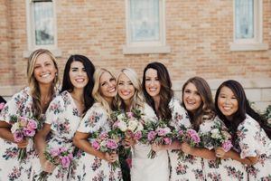 Bride and Bridesmaids Group Photos
