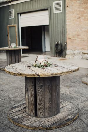 Rustic High Boy Tables Details