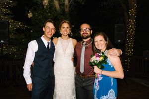 Hoopes Events | Claire and Scott | Millcreek Inn | Salt Lake City Utah | Bride and Groom with Bouquet and Garter Toss Winners Claire_Scott_Millcreek_Inn_Salt_Lake_City_Utah_Bride, Groom, Bouquet and Garter Winners.jpg
