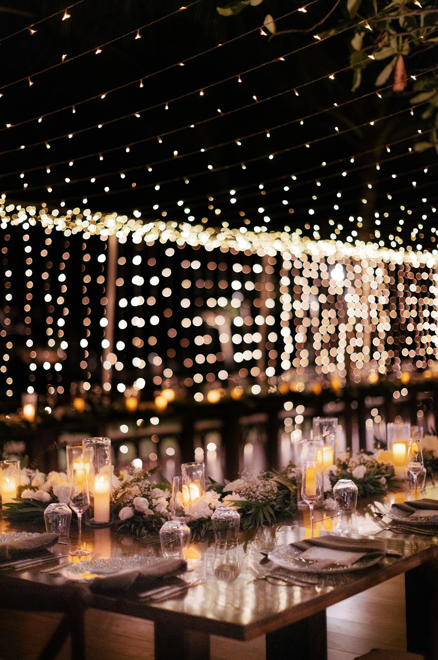Settings with Light Canopy Details