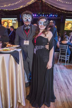 Posing, Masked Guests Sizzling Platters 2015