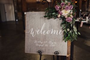 Welcome Sign Details