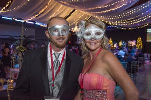 Festive Attendees Sizzling Platters 2015