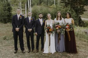Bride, Groom, Bridesmaids and Groomsmen Pre-Ceremony