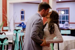Hoopes Events | Shauna and Blake | Northampton House | American Fork Utah | Bride and Groom Kissing Before Reception Shauna_Blake_Northampton_House_American_Fork_Utah_Kissing_Before_Reception.jpg