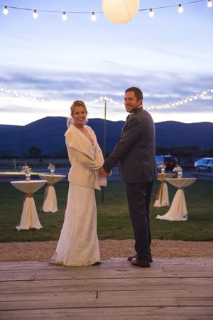 Hoopes Events | McCall and Brad | DeJoria Center | High Star Ranch | Kamas Utah | Bride and Groom Enjoying the Sunset McCall_Brad_High_Star_Ranch_Kamas_Utah_Bride_Groom_Sunset.jpg