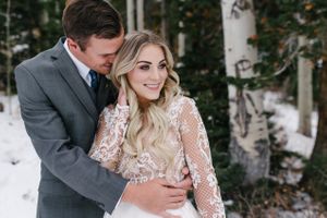 Hoopes Events | Rocky Mountain Bride | Winter Elopement | Deer Valley | Empire Lodge | Park City Utah | Groom Embracing Bride Rocky_Mountain_Bride_Winter_Elopement_Deer_Valley_Empire_Lodge_Deer_Valley_Resort_Park_City_Utah_Groom_Embracing_Bride.jpg