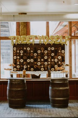 Treet Yourself - Creative Donut Board Reception