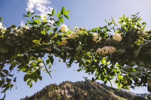 Wedding Arch Florals Details