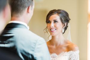 Smiling Bride Ceremony