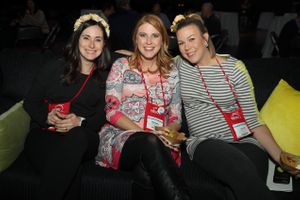 Hoopes Events | Higher Education User Group | Salt Palace Convention Center | Salt Lake City Utah | Three Smiling Women on a Comfortable Couch Higher_Education_User_Group_2018_Salt_Palace_Convention_Center_Salt_Lake_City_Utah_Three_Smiling_Women_Comfortable_on_Couch.jpg