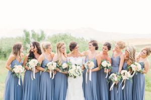 Bride and Bridesmaids Pre-Ceremony