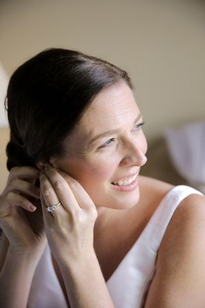 Bride's Earrings Finishing Touches