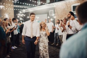 Sparkler Send-off Reception
