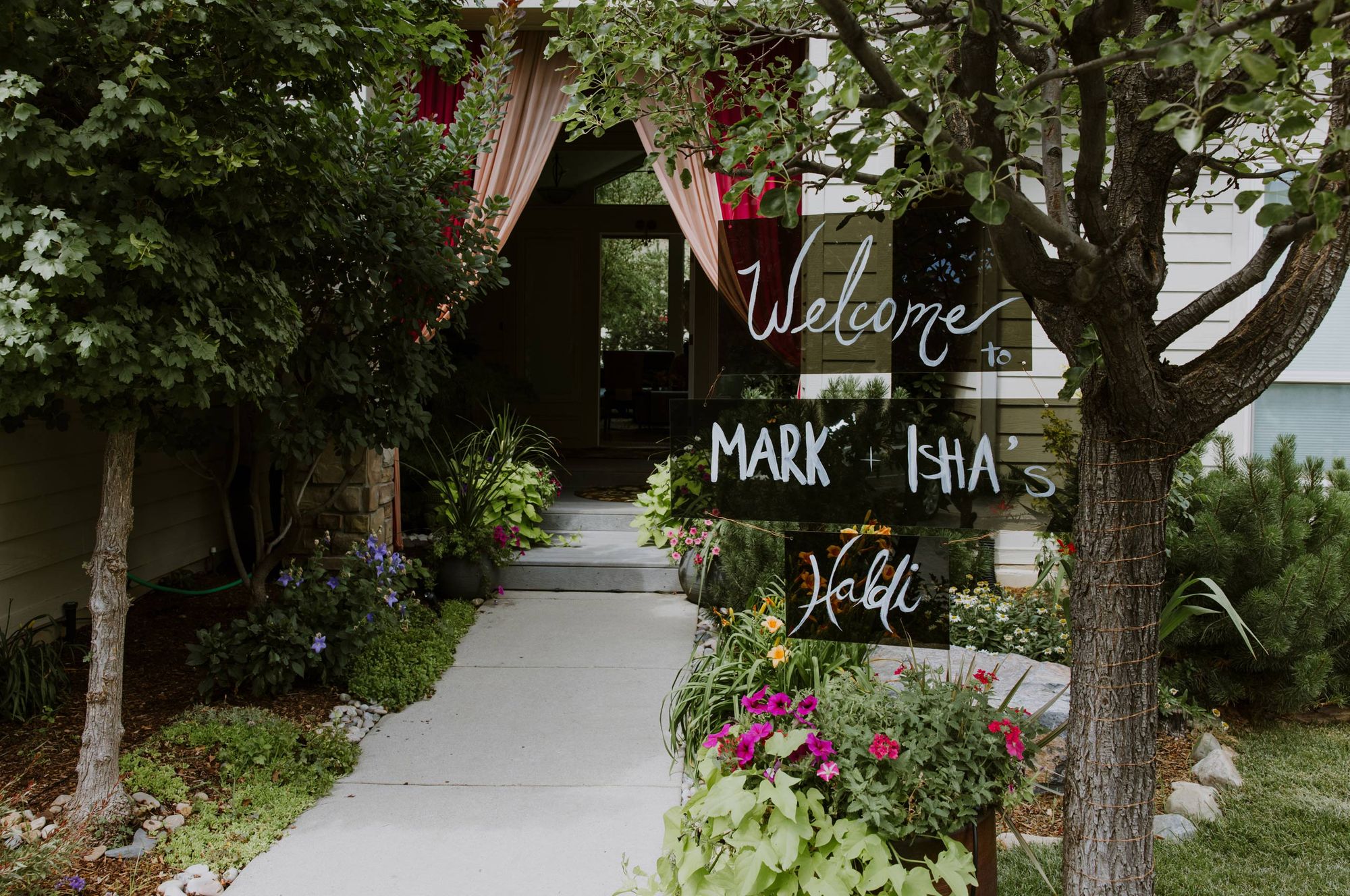 Welcome Sign Haldi