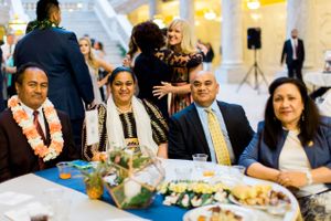 Hoopes Events | Tessa and Taani | Utah State Capitol | Salt Lake City Utah | Guests Seated Around Reception Table Tessa_Taani_Utah_State_Capitol_Salt_Lake_City_Utah_Guests_Seated_Around_Table.jpg