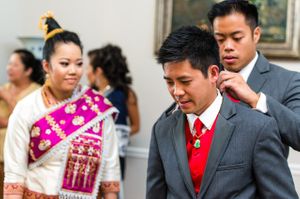 Groom Getting Ready For Ceremony Ceremony