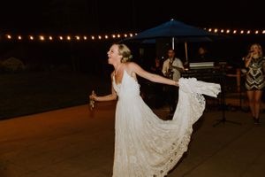Lovely, Smiling Bride Reception