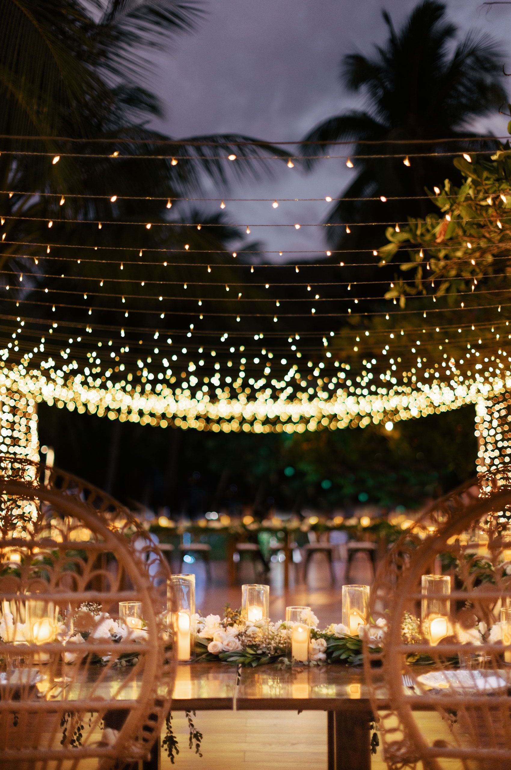 Dinner Table at Dusk Details