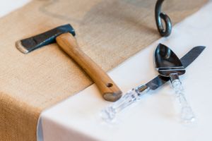 Hoopes Events | April and Matt | Legacy Lodge | Park City Mountain Resort | Park City Utah | Wedding Cake - Knife or Hatchet? Which Would You Use? April_Matt_Park_City_Legacy_Lodge_Park_City_Utah_Wedding_Cake_Knife_Hatchet.jpg